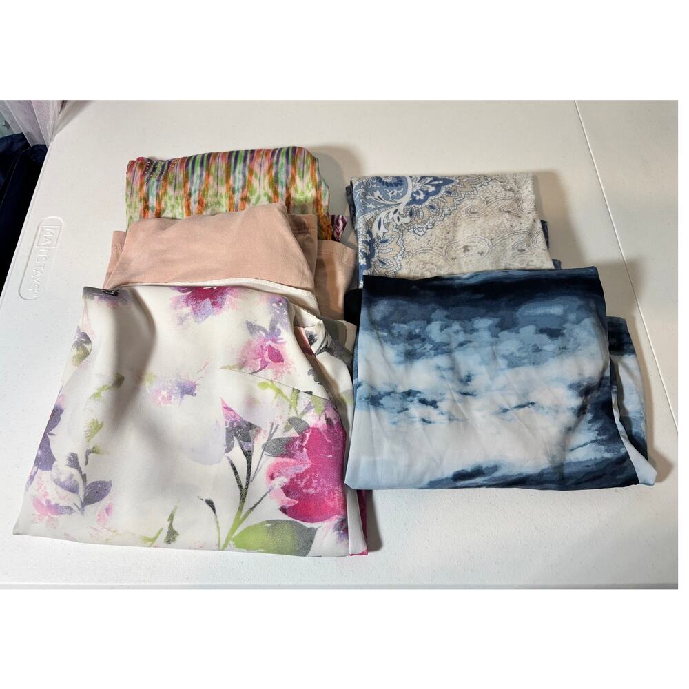 Lot of 5 Women's Size Small Blouse T-Shirt Tops - CK Talbots One World & More